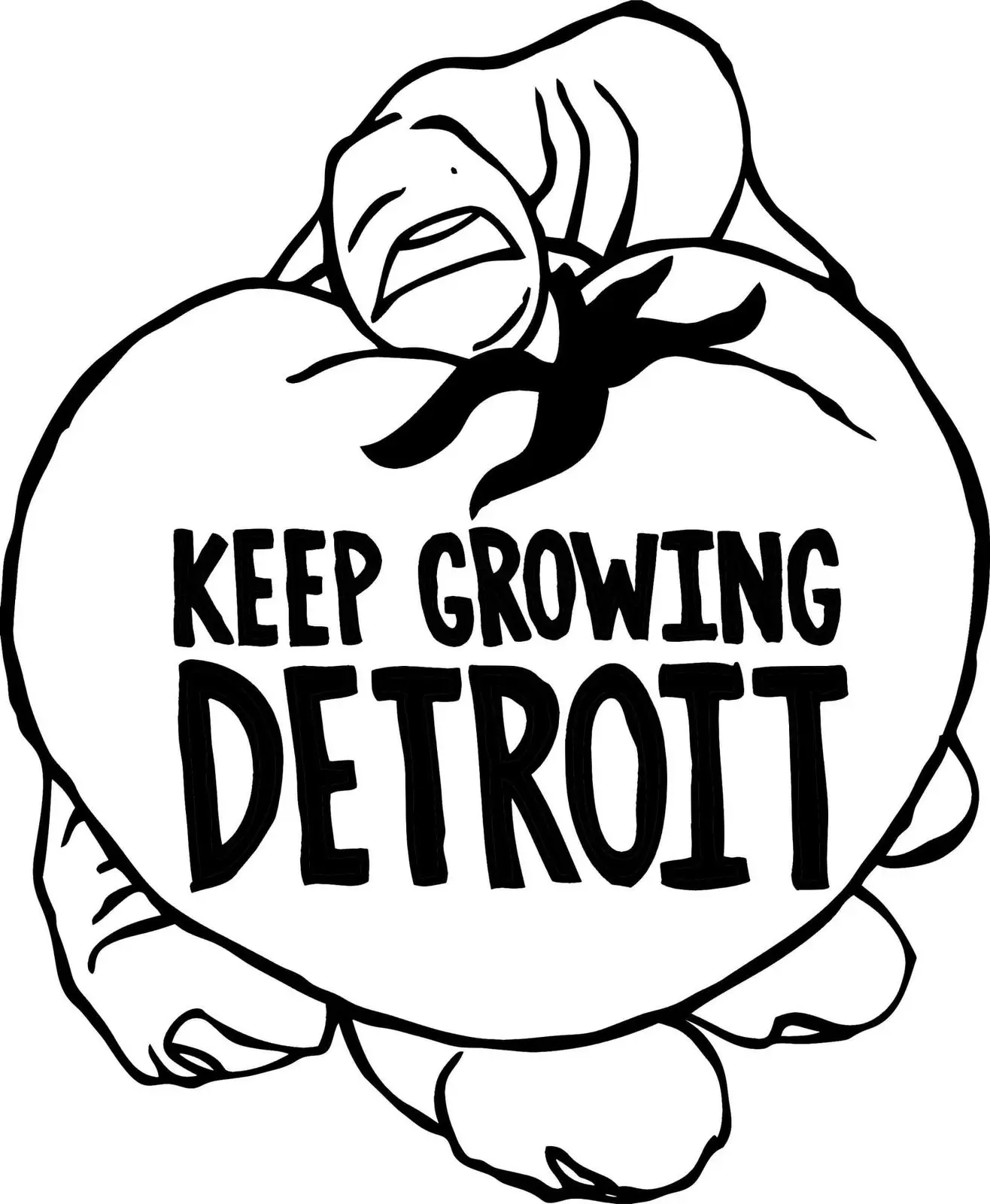 Keep Growing Detroit – Urban Agriculture Graphic Design
